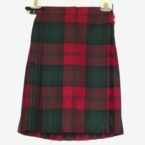 Scotsmans Kilt Tartan Pleated 100% Wool Lochard of Scotland Woman UK10 = US 6 - Picture 1 of 9